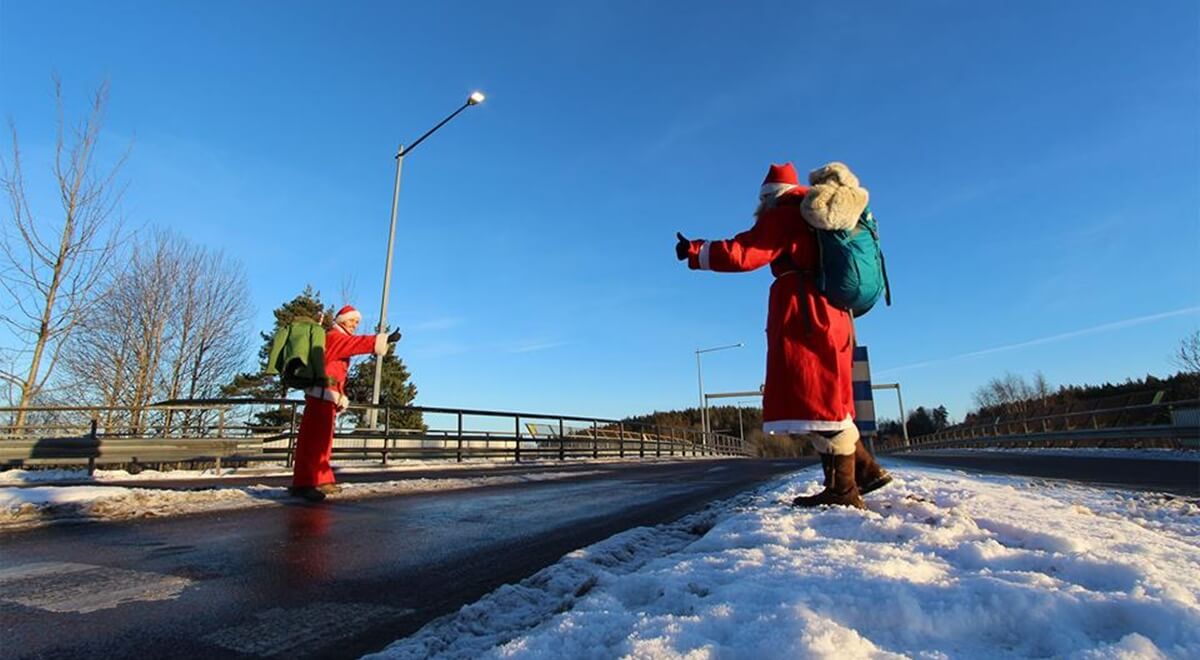 Le Père Noël enfin arrivé en Laponie !